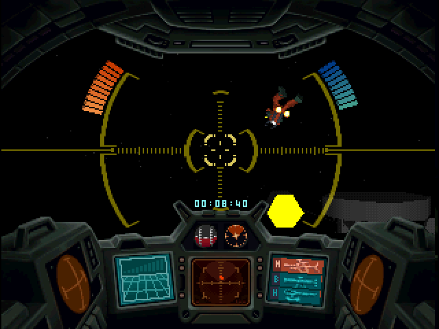 Video game screenshot for Mobile Suit Gundam : Version 2.0 - Universal Century. It was a period when the human beings had immigrated into outer space. The Earth was surrounded by hundred of space colonies, that had become their land of adoption. In UC 0079, side 3, the most distant space city from the Earth, declared an independent war againts the Federation under the name of Zion republic. In a short month after the outbreak of the war, half of the total population was killed. The people realized their potential destructive power. Eight months had passed...